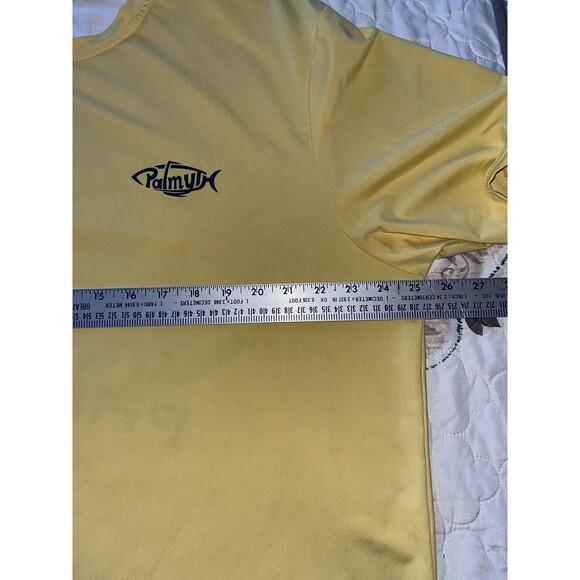 Men’s Palmyth Performance Short Sleeve T-Shirt XXL 2XL Yellow Fishing Crab Beer - Picture 5 of 7